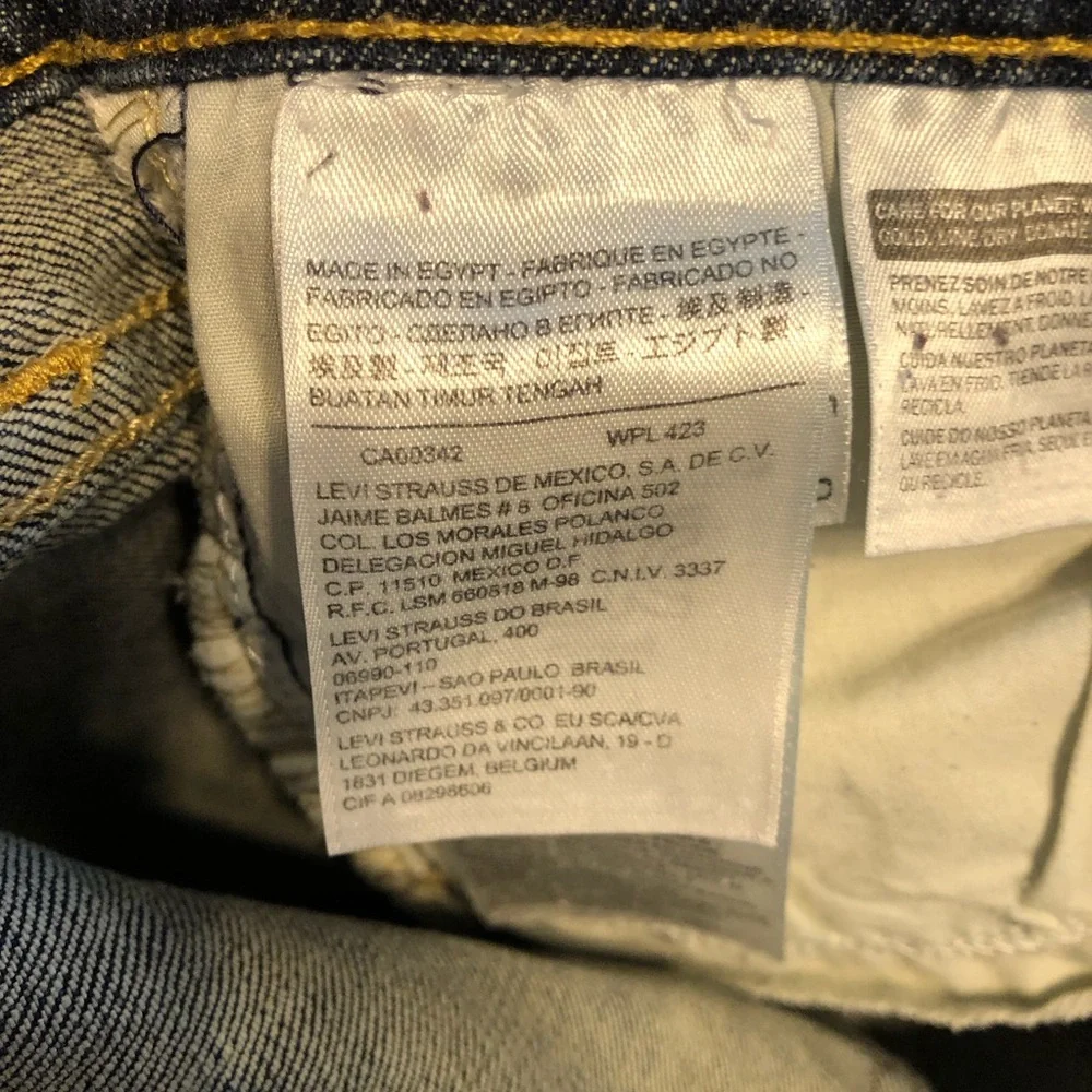 Levi's Blue Boot Cut Jeans Classic Denim Style
